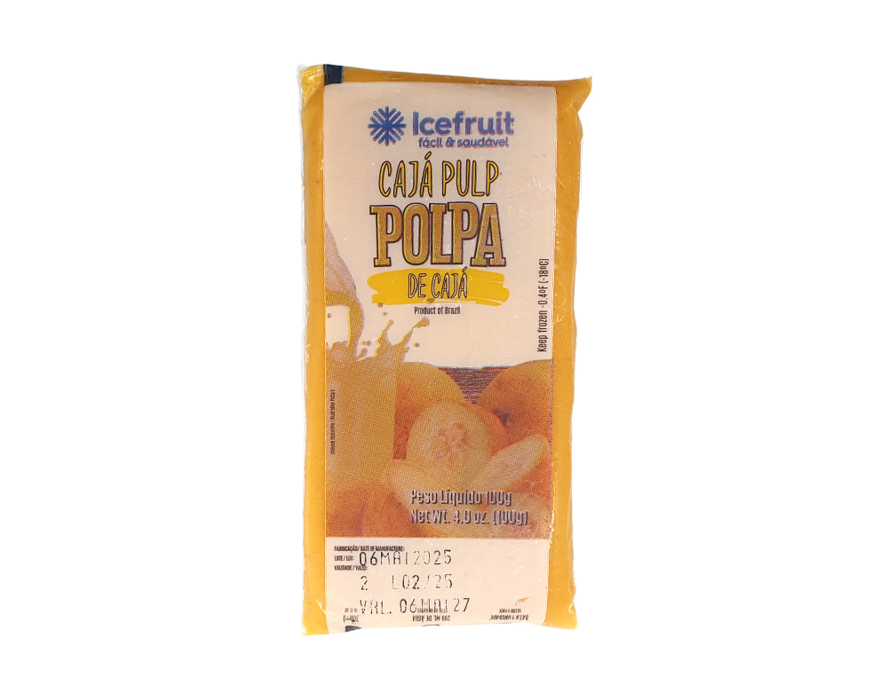 POLPA DE CAJÁ CONGELADA ICEFRUIT 100 G (CX 20 UN)